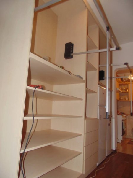 Méretre készített beépített szekrény. Nyíló ajtós, tolóajtós szekrények Lakásfelújítás képek